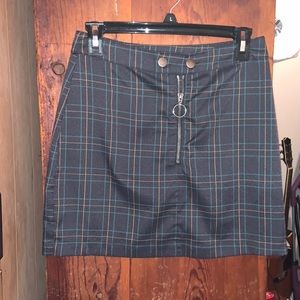 PLAID SKIRT